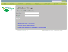 Tablet Screenshot of customer.ad-co.com